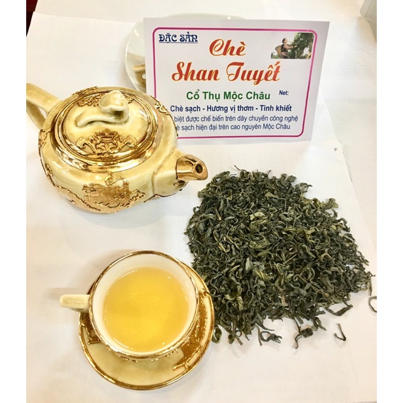Trà Shan Tuyết Nõn Tôm 500gram. Chè Ngon Mộc Châu Đặc Sản