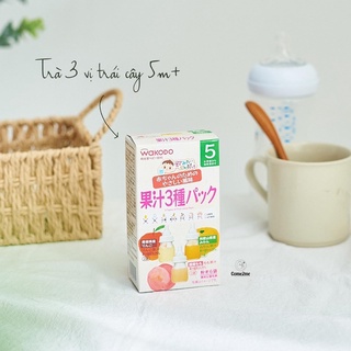 TRÀ WAKODO NHẬT BẢN CHO BÉ ĐỦ VỊ ĐIỆN GIẢI, HOA QUẢ, LÚA MẠCH