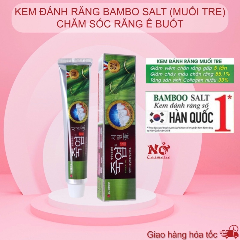 Kem đánh răng muối tre Bamboo Salt 140g | Shopee Việt Nam