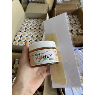 Wax Lông Chính Hãng Honey - wax sạch lông không đau rát se khít lỗ chân lông [Tặng 50 Tờ Giấy Và Que Wax]