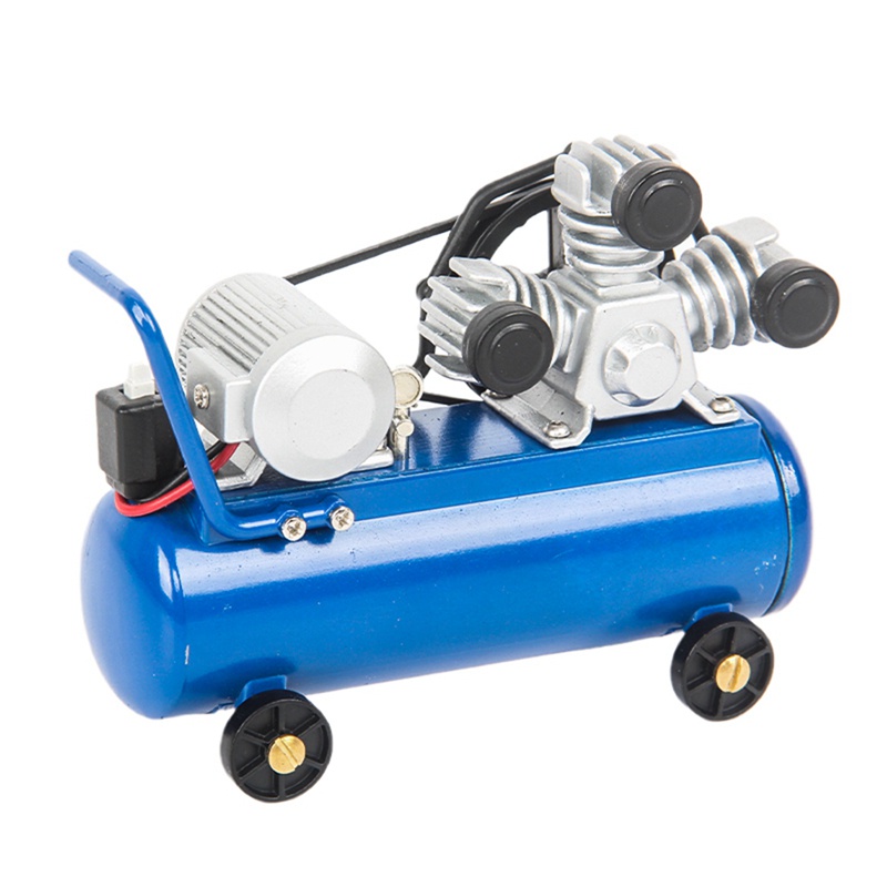 [Còn hàng] Máy bơm hơi máy nén khí kim loại cho xe RC Axial SCX10 Traxxas TRX4 WPL D12 C24 MN D90 MN99S 1 / 10 1 / 12 1 / 16, Xanh lam