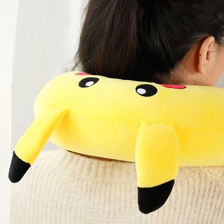 G13 Pikachu Nhớ Cotton Hình Chữ U Gối Đệm blasnket Mặt Dây Chuyền Di Động Dễ Thương Ngủ Trưa Xe Máy Bay Du Lịch G13