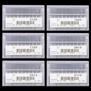Set 10 Mũi Khoan Xoắn CNC PCB 0.1-3.0mm