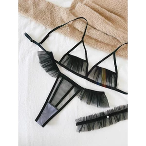 Bk057 - ( Ành thật ) Bộ đồ lót lọt khe lưới quyến rũ cho nữ - KELLY WANG