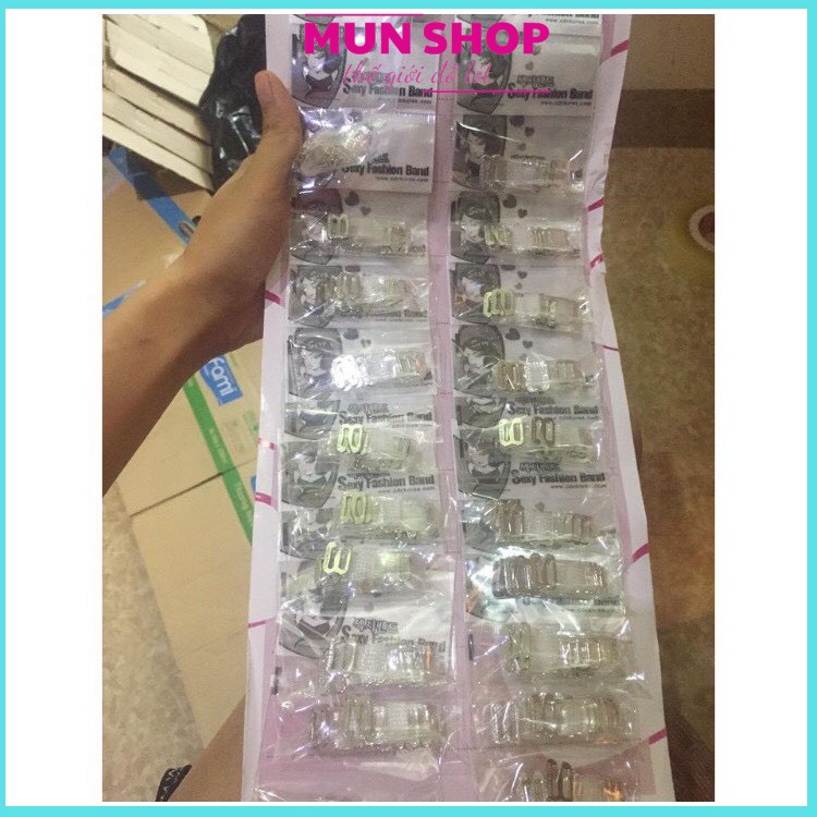 (BÁN SỈ) 1 VỈ 20 ĐÔI DÂY ÁO LÓT SỢI TRONG