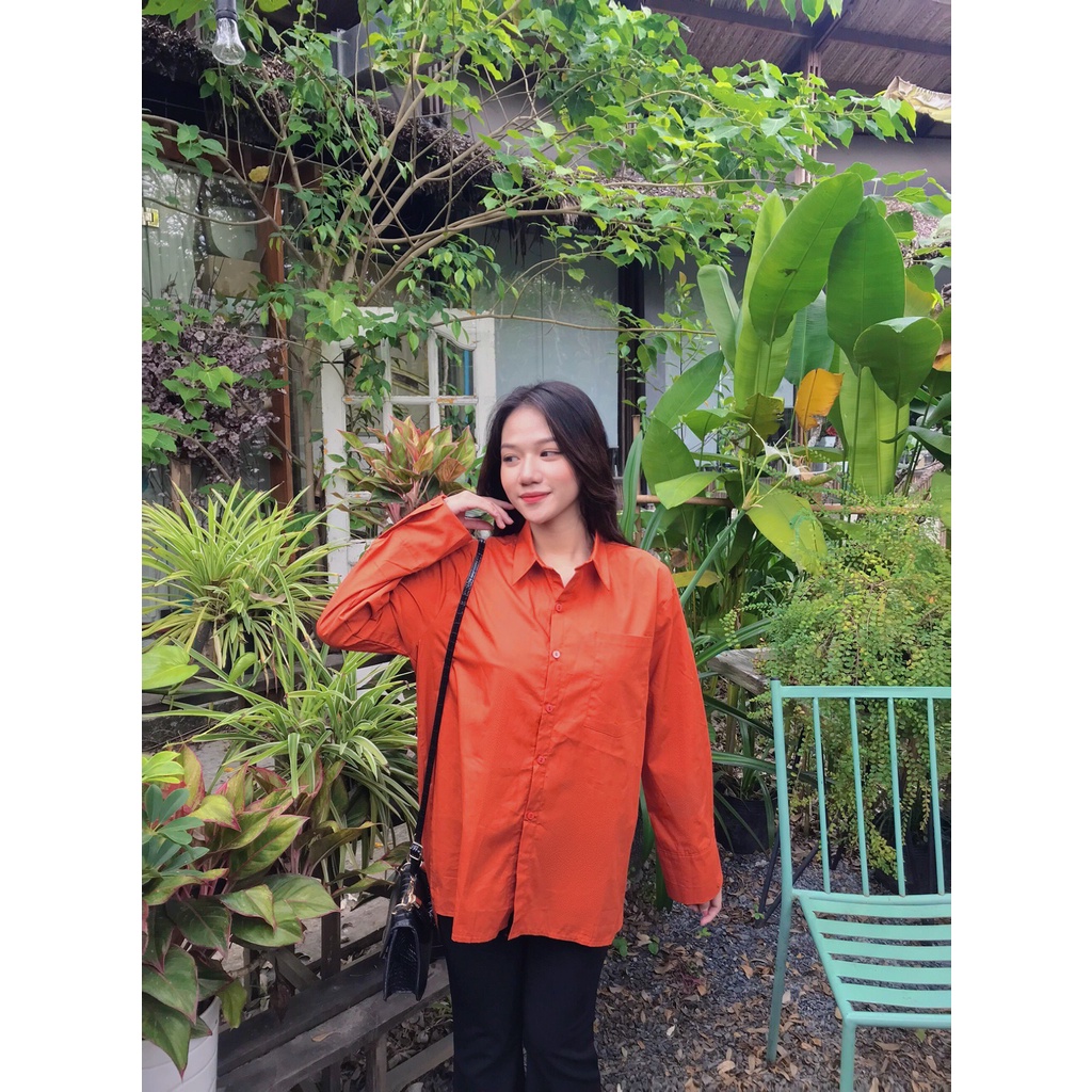 ÁO SOMI FORM DÀI RỘNG DỄ PHỐI ĐỒ 2 MÀU - BOY FRIEND SHIRT