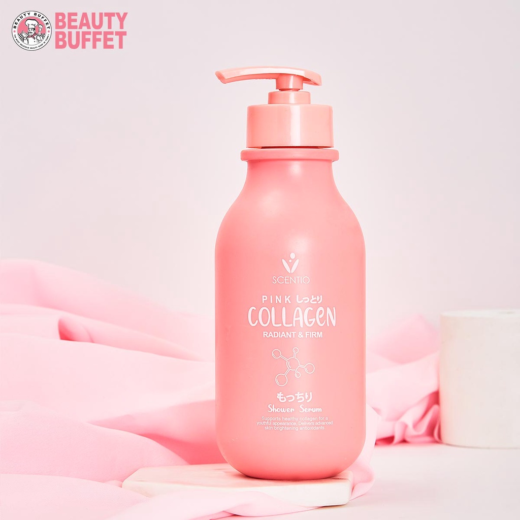Ảnh Sữa tắm dưỡng sáng và săn chắc da Scentio Pink Collagen Radiant & Firm Shower Serum 350ml 4
