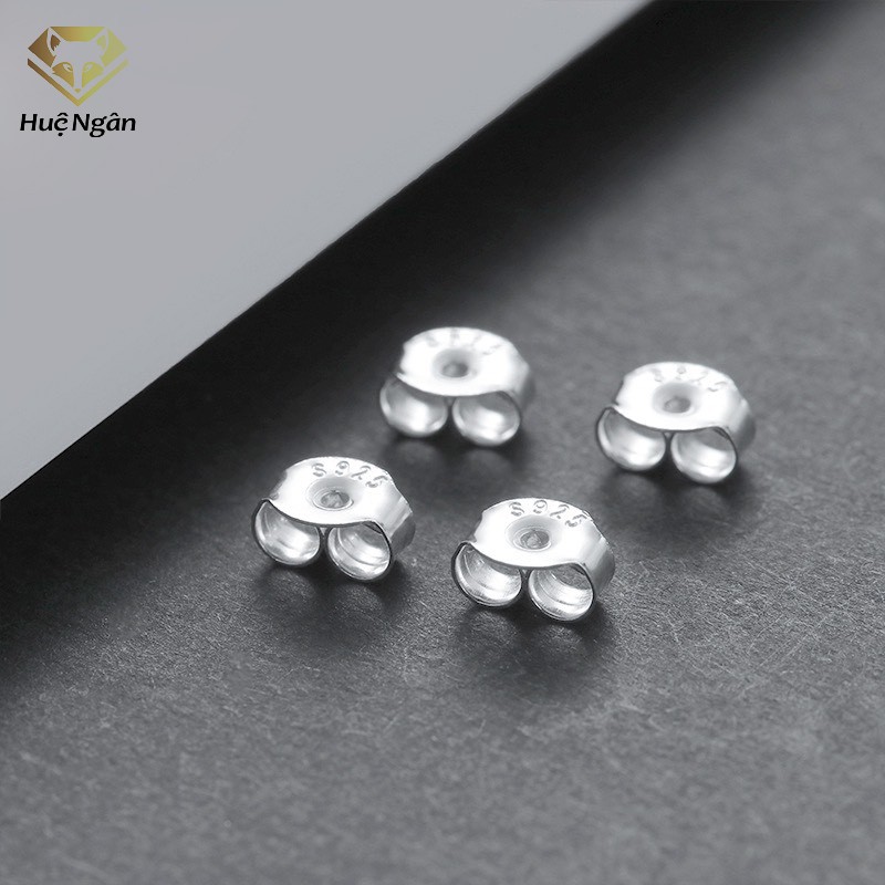 Ảnh Chốt bông tai bạc Ý Huệ Ngân CB02 4