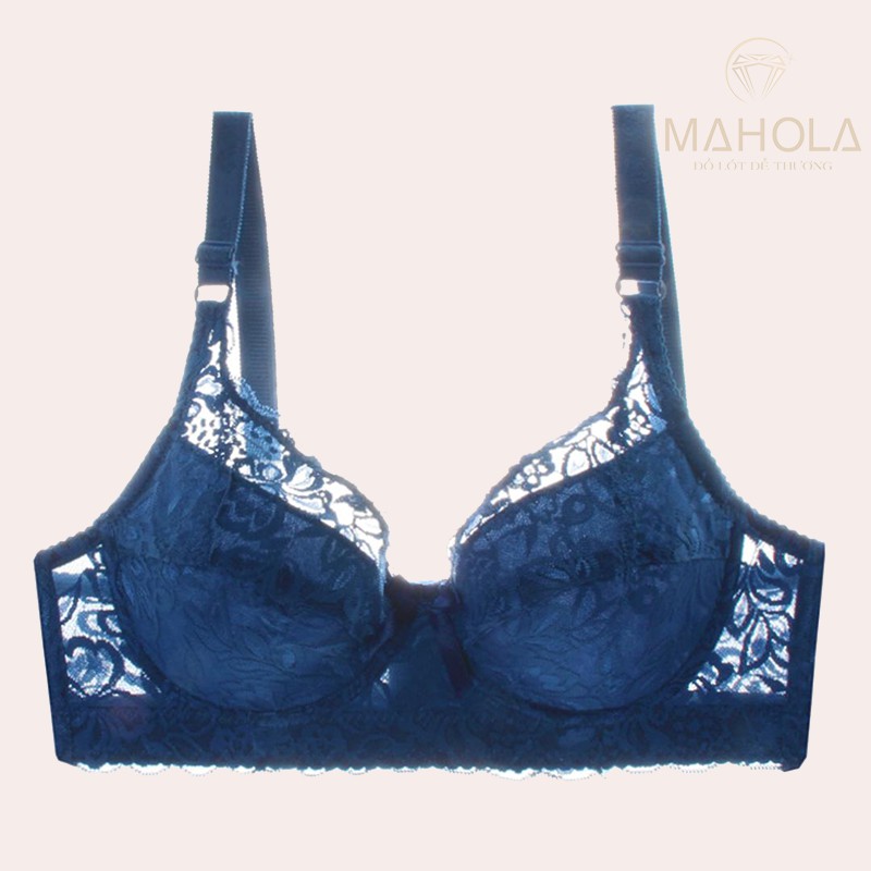 Áo lót ren ko đêm siêu nâng đẩy ngực  Mahola KD09