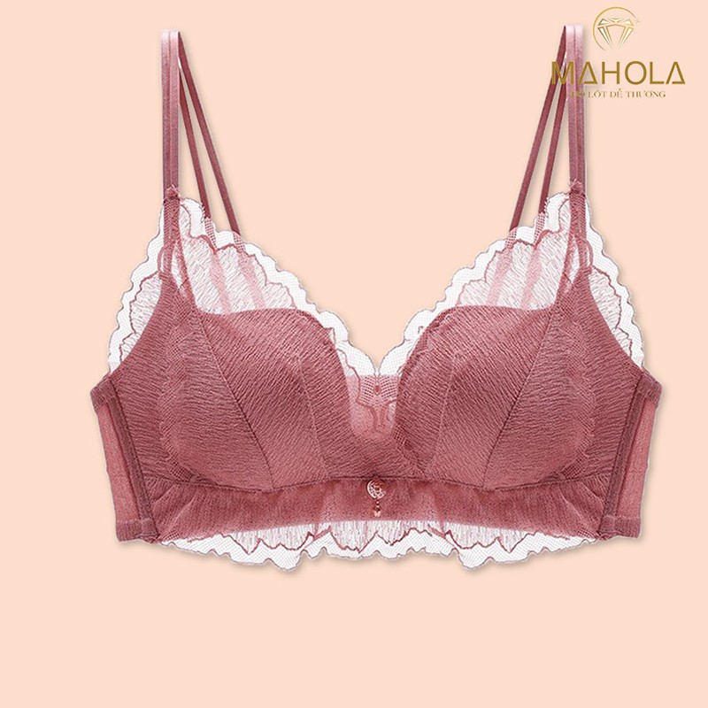 Áo lót nâng ngực chất su ren siêu quyến rũ  Mahola TR05