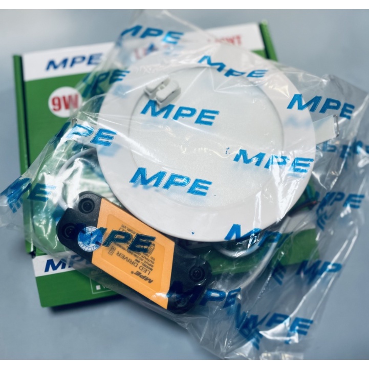 Đèn led âm trần 9W mpe RPL-9, kích thước phi 150mm, khoét 130mm ...