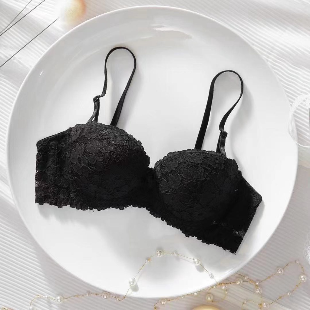 Áo Lót Nữ Ren Hoa Cài Sau, Áo Ngực Đệm Dày 3CM Có Gọng Nâng Ngực Thoải Mái Chichi Bra 7001