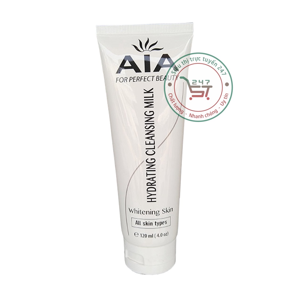 Sữa rửa mặt Sáng da AIA Se khít lỗ chân lông 120ml (trắng-vàng) chăm sóc da tại nhà hiệu quả