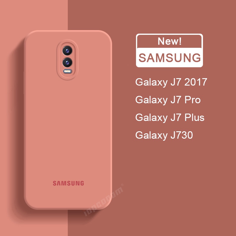Màu Sắc Ốp Điện Thoại Silicon Mềm Bảo Vệ camera Cho samsung galaxy j7 2017 j730 j7 pro plus j530 j5 2015 j700 j500 j3 2016 j320
