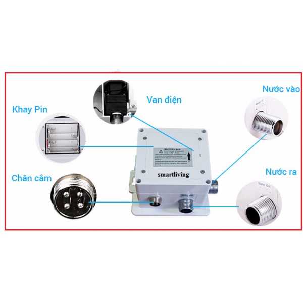 Vòi cảm ứng Smart tự động hồng ngoại sang trọng cho gia đình-khách sạn-nhà hàng-bệnh viện-của tongkhokitoza.com