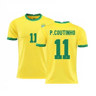 Áo Thun Bóng Đá Quốc Gia Brazil Cho Neymar và Đồng Team - Phù Hợp Mọi Kích Cỡ