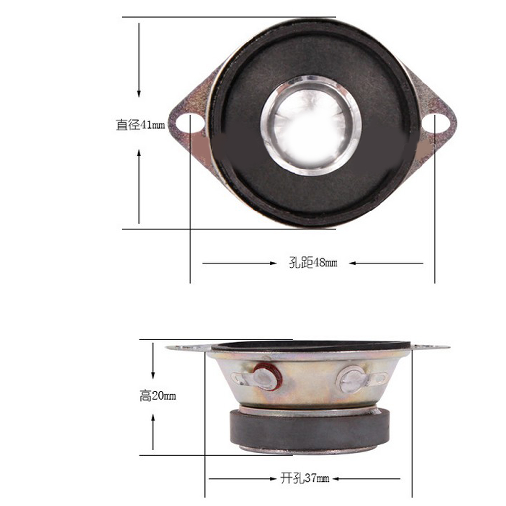 [Lzdjhyke1] Loa âm thanh toàn dải 1,5 inch 4Ohm 5W Loa trầm âm thanh nổi DIY