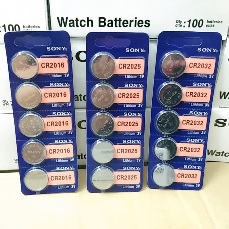 [ PIN SONY ] PIN CR2032, CR2025, CR2016, CR1616 SONY LITHIUM 3V PIN NÚT ...