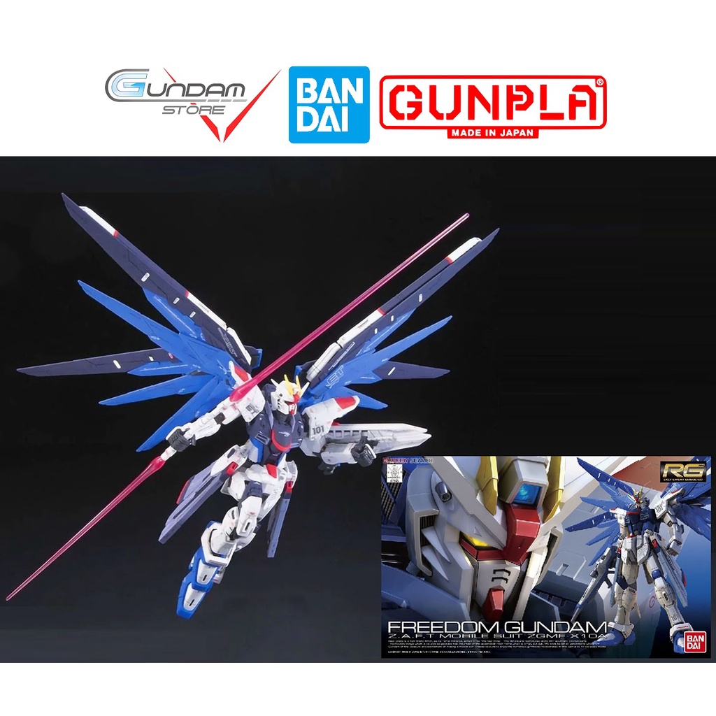 Mô Hình RG Freedom Gundam ZGMF-X10A Seed Destiny 1/144 Real Grade ...
