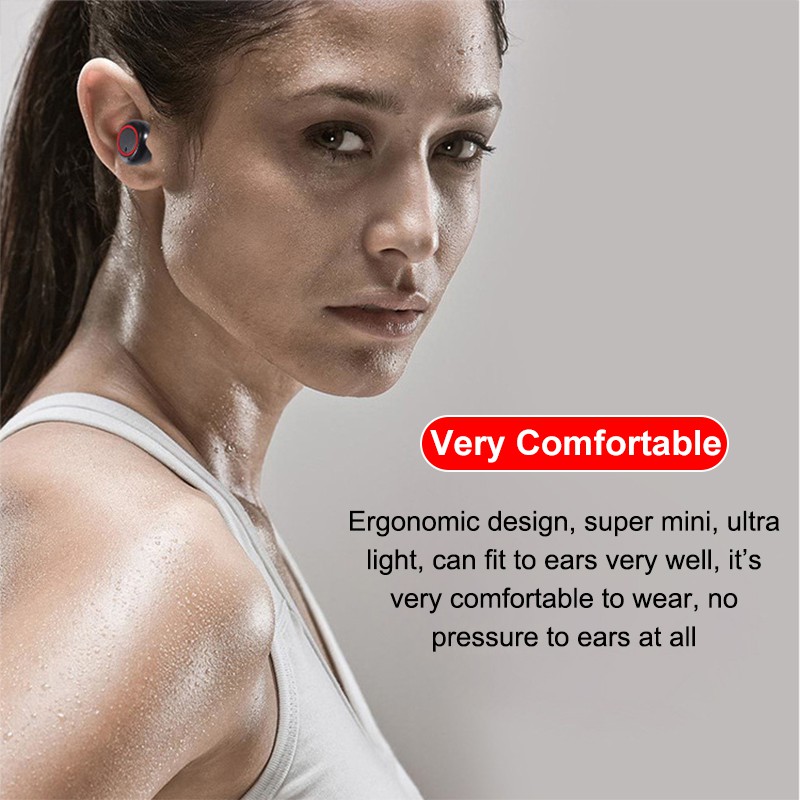 Ảnh Tai Nghe Nhét Tai Vitog TWS Không Dây Stereo Cảm Ứng Chạm Khử Tiếng Ồn Tích Hợp Micro Rảnh Tay 2