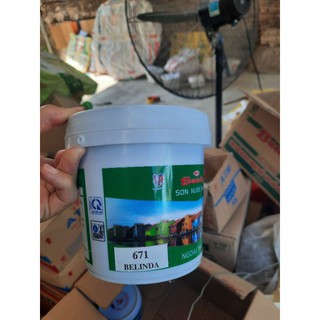 Sơn màu ngoại thất Beauty hộp 1l nhiều màu sắc, độ phủ cao, bền màu
