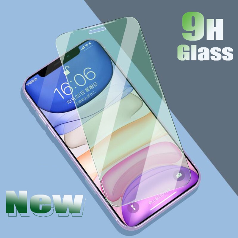 Kính cường lực màu lục mới cho Xiaomi Redmi 10 Note 6 7 8 8T Redmi Note 11 10 10S 9 Pro 9S Pro Max POCO X3 NFC