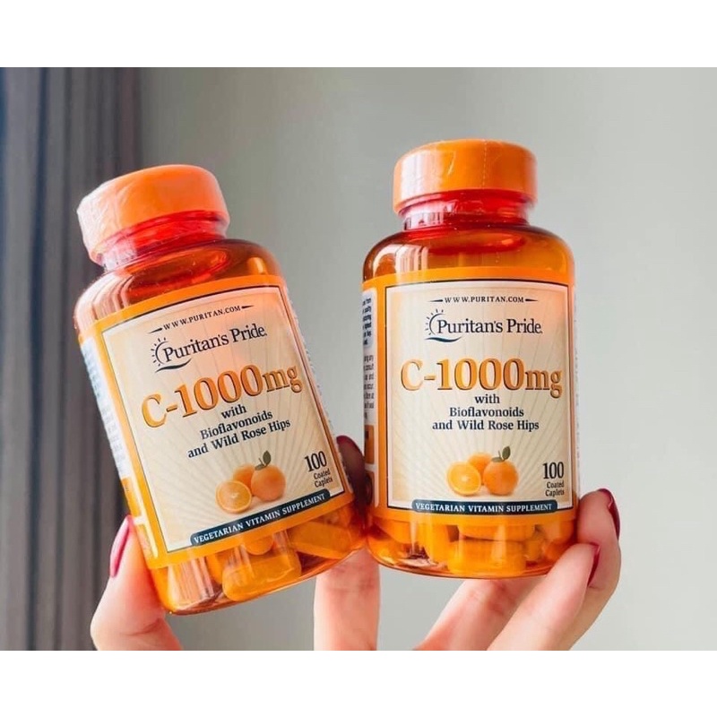 Vitamin C Puritans Pride 1000mcg 100 Viên Shopee Việt Nam