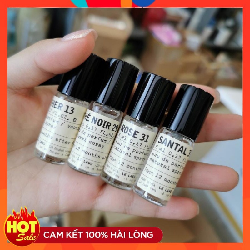 Set Nước Hoa Le Labo mini 4x 5ml 13, 22, 29, 33 Sang Trọng Quyến Rũ ...