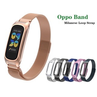 Dây đeo milanese bằng thép không gỉ sang trọng cho đồng hồ thông minh OPPO Band Eva