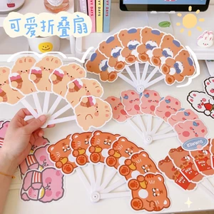 Quạt Xòe 6 Cánh Họa Tiết Dễ Thương Tay Cầm Chắc Chắn (nhiều mẫu lựa chọn) R11