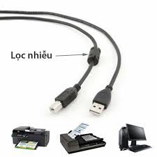 Dây cáp máy in cổng USB 1.5M Giá Rẻ - kết nối tiện lợi, không cài đặt