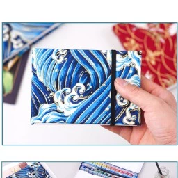 Traveler Watercolour Sketchbook, Sổ màu nước bỏ túi, bìa bọc vải, giấy màu nước vân cold pressed, định lượng 300gsm ♥