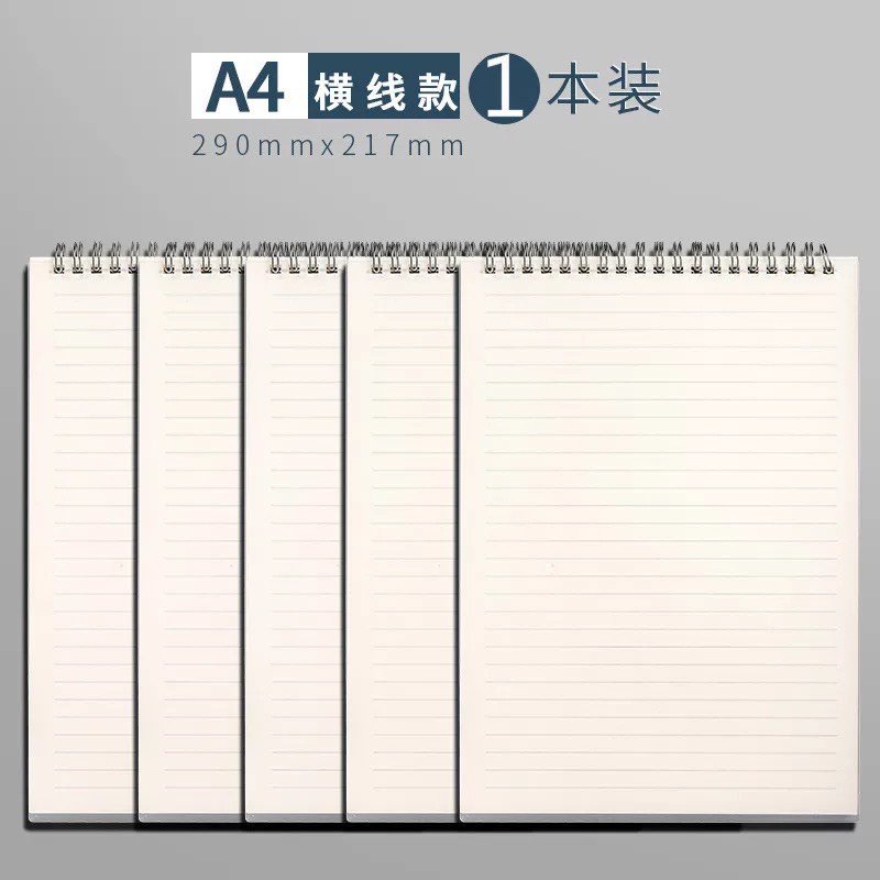 Sổ tay Lò Xo Đứng A7/A5/B5/A4 - 160 Trang (80 tờ) - Tập Viết - Giá 01 ...