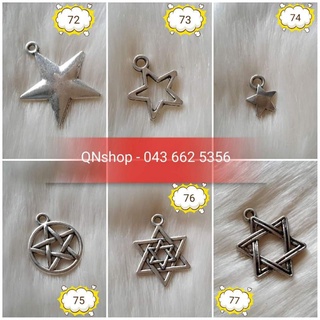 10 charm giả bạc, charm giả cổ làm vòng siêu đẹp.