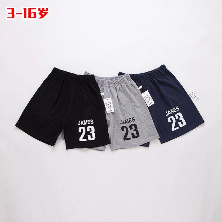 ♕ ❀5-16Y Mùa Hè Trẻ Em Quần Ngắn Cotton Bé Trai Bé Gái Đi Biển Thể Thao Quần Màu Trơn