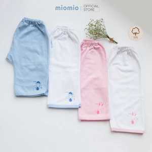 (GIFT) Quần Sơ Sinh Dài Đáy Liền Thỏ Chó - MIOMIO, Vải Cotton