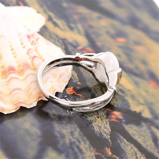 ♥ Nhẫn đá mặt trăng nguyên bản Chạng vạng cùng phong cách dành cho nữ