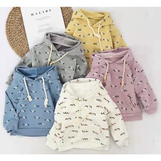 Áo nỉ hoodie cho bé, áo nỉ có mũ cho bé, áo nỉ lót lông, áo thu đông hàng Quảng Châu cho bé