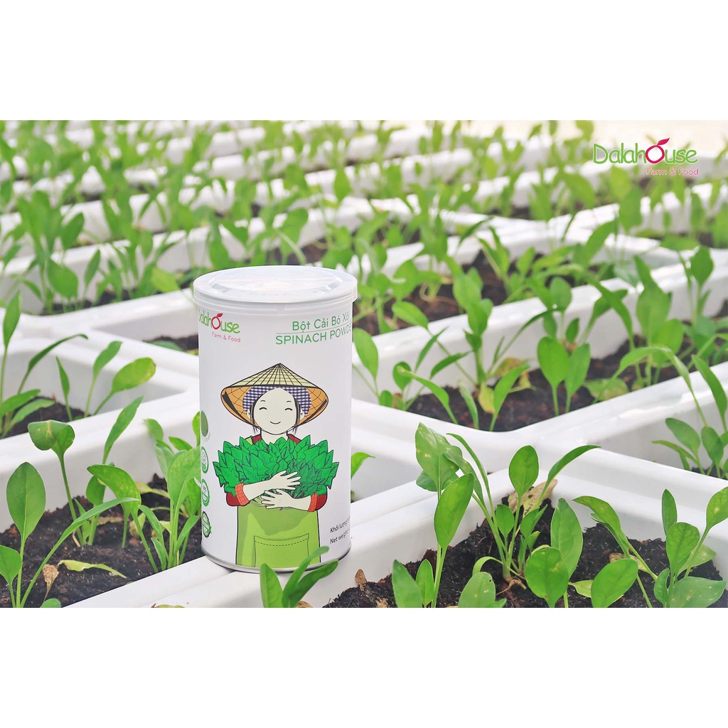 Ảnh Bột cải bó xôi nguyên chất Dalahouse công nghệ sấy lạnh tiêu chuẩn Châu Âu hộp 60 gr 1