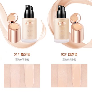 Bộ Phấn Nền Che Khuyết Điểm Dạng Lỏng 2 Trong 1 Chống Thấm Nước Kiềm Dầu NO.5334 Thương Hiệu NOVO
