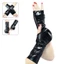 Pealike Nữ Đen Giả Da Ngón Găng Tay Biker Punk Xe Máy Lái Xe Găng Tay