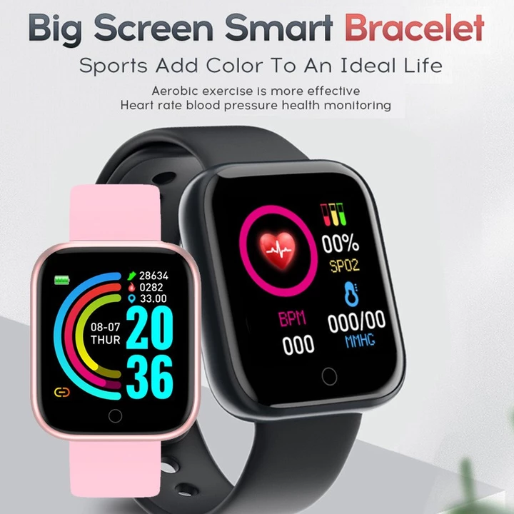 Men's Blood Pressure Smartwatch Bluetooth Y68 D20 – 2
