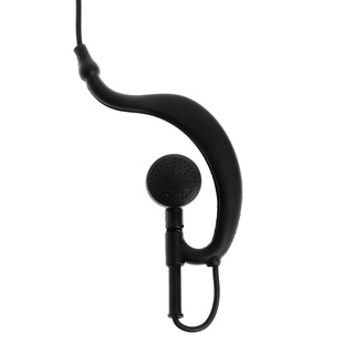 BS * Tai nghe kẹp tai 1 Pin 2 5mm Tai nghe hình chữ G từ tính Mic Bộ đàm hai chiều