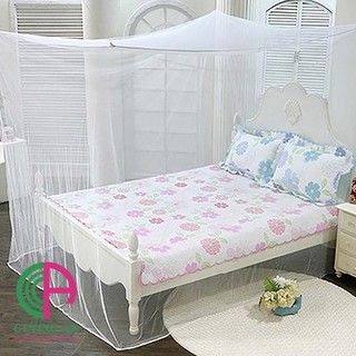 Màn tuyn chống muỗi hiệu quả có full size - mắt lưới tuyn nhỏ, dày dặn - màu trắng