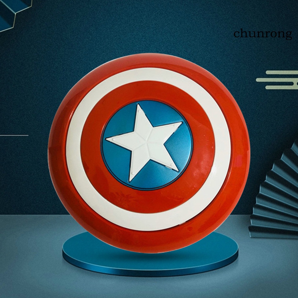 CR-Shield-Toy Sưu Tập Bề Mặt Mịn Đa Năng Avengers Captain Nhựa Shield-Toy Cho Halloween
