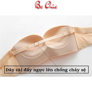 Áo Lót Nữ , Áo Lót Đúc Su không gọng chống tuột mặc hở vai nâng ngực tạo khe siêu sexy mã Áo 02 BC_CHIC LINGERIE