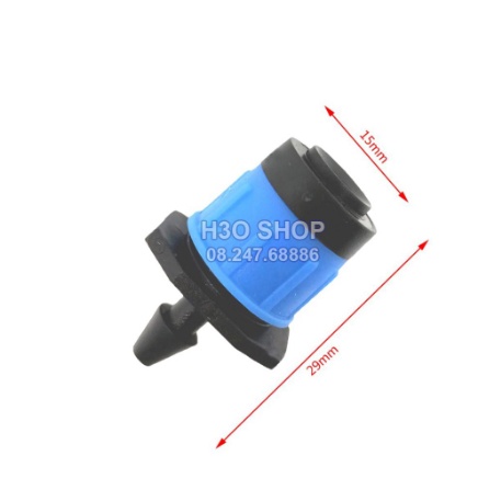 10 Béc Tưới Gốc - Béc Xòe 360 Độ, Chân 6mm