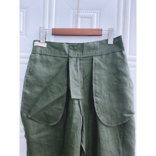 JUNE LINEN Q08 - Quần Baggy LINEN TƯNG PREMIUM lưng thun sau. Nhiều màu. BIGSIZE