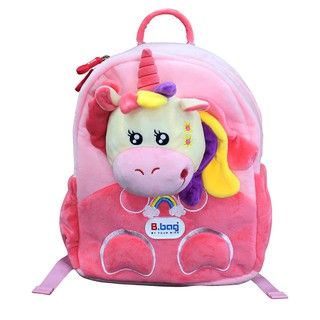 Balo mẫu giáo Smartkids Cushy-Unicorn Hồng dành cho bé 3-5 tuổi,trẻ mẫu giáo,đáng yêu,dễ thương B-12-102
