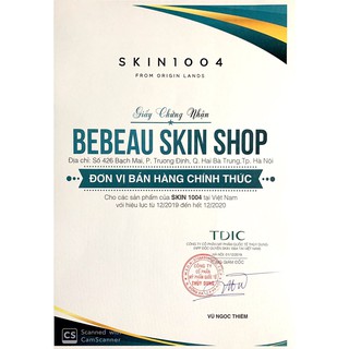 Skin1004 - Kem chống nắng Rau Má Skin1004 Madagascar Centella Air-fit Suncream SPF50+ PA++++ 50ml